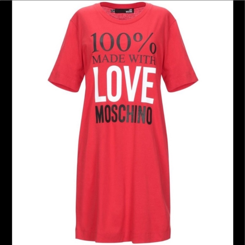 Moschino Red Mini Dress - Picture 3 of 9